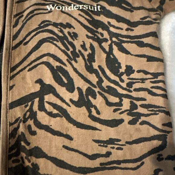 Bonds Wondersuit 12-18 Months Baby Bodysuit Sleeper Tiger Print Brown - Picture 5 of 11